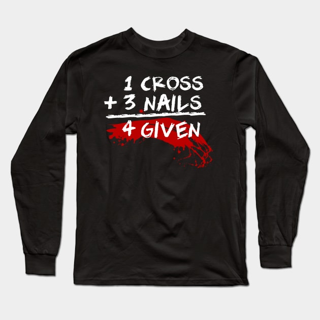 Forgiven Long Sleeve T-Shirt by Son Dela Cruz